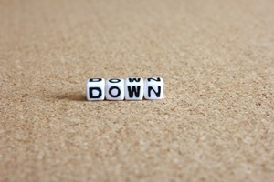 down