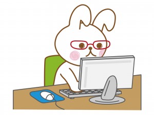pasokonwosuruusagi