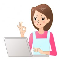 女性イラスト（主婦）